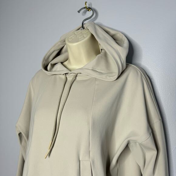 Athleta Mission Hoodie Drawstring Abalone Grey Hi Low Casual Size XS - Picture 3 of 10